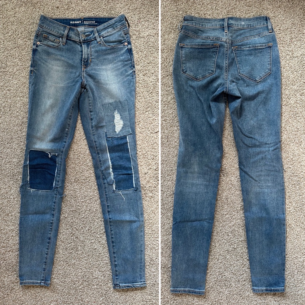 Old Navy Rockstar Mid-Rise Skinny Jeans Size 0